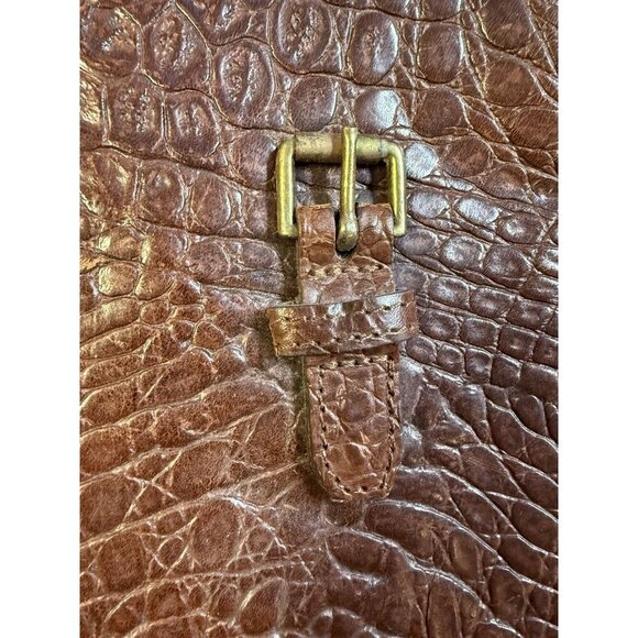 MULBERRY Vintage Brown Congo Leather Briefcase / Messenger Bag - ENGLAND - Picture 7 of 16